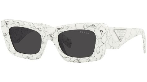 prada white marble sunglasses|Prada PR 13ZS 17D5S0 50 Matte White Marble Sunglasses.